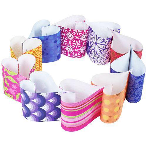 Illustration de : Assortiment de feuilles de papier 14x22cm (192 feuilles) - Roylco