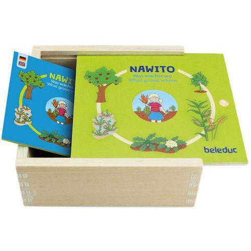 Illustration de : Nawito - Qu'est ce qui pousse où ? - Béléduc