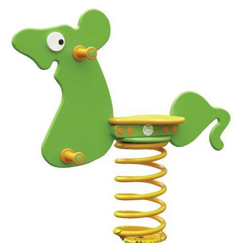 Illustration de : Souris sur ressort