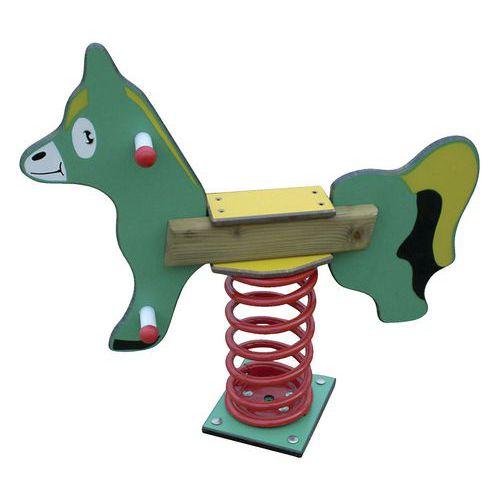 Illustration de : Jeu sur ressort l'âne