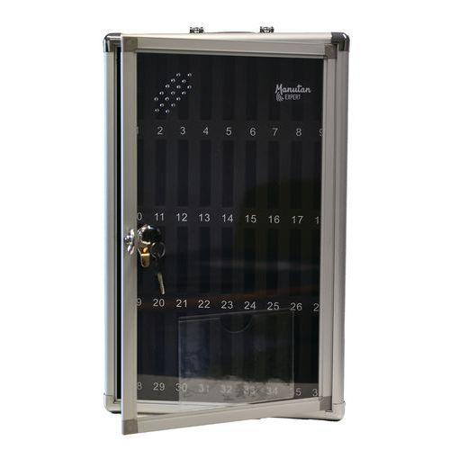 Illustration de : Armoire 36 casiers rangement pour téléphones portables - Manutan Expert