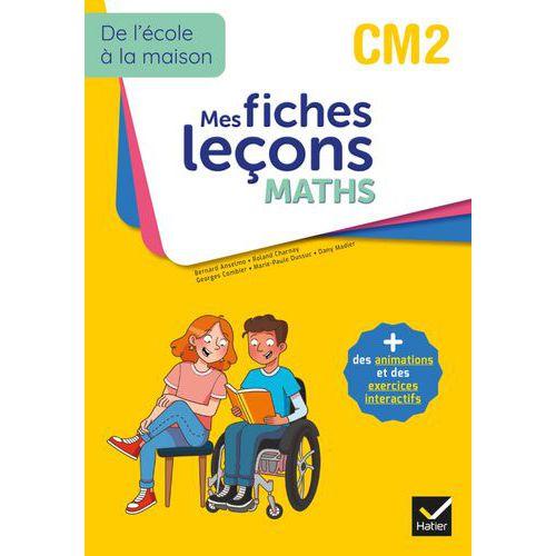 Illustration de : 9782401085367 De l'école à la maison CM2 livret de maths édit.2022