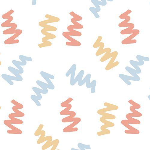 Illustration de : Rouleau papier cadeau 60g 50x0,70m Zig zag - Clairefontaine