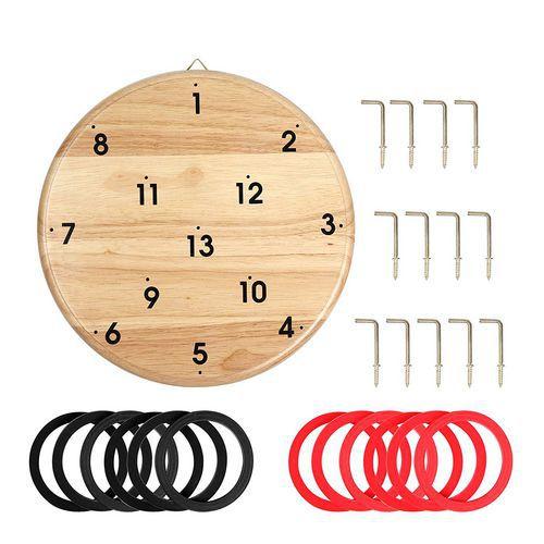 Illustration de : Cible bois et anneaux - BS-Toys