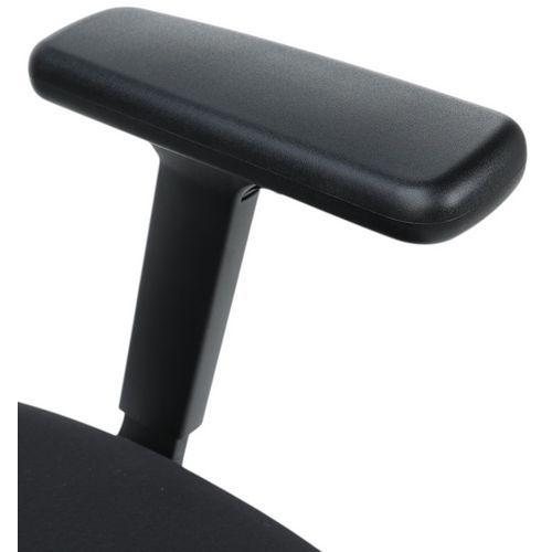 Illustration de : Fauteuil de bureau ergonomique avec appui-tête noir Eros - Manutan Expert