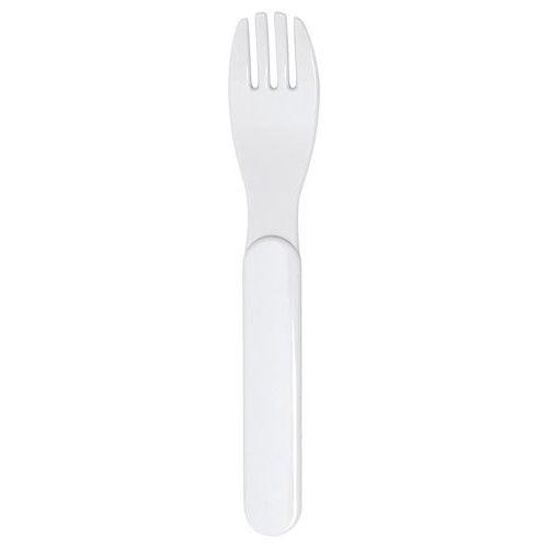 Illustration de : Lot de 12 fourchettes copolyester blanches Plastorex