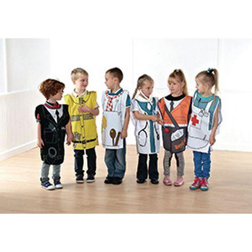 Illustration de : Tablier de jeu de role - 6 pièces de métiers divers - Hope Education