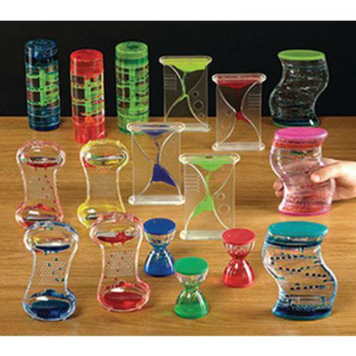 Illustration de : Sabliers minuteurs liquides - 70mm - 3 pièces - LDA