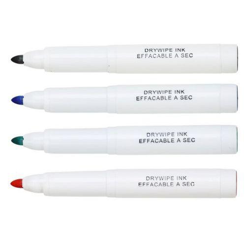 Illustration de : Marqueur effaçable à sec pointe ogive 4 mm - Pichon