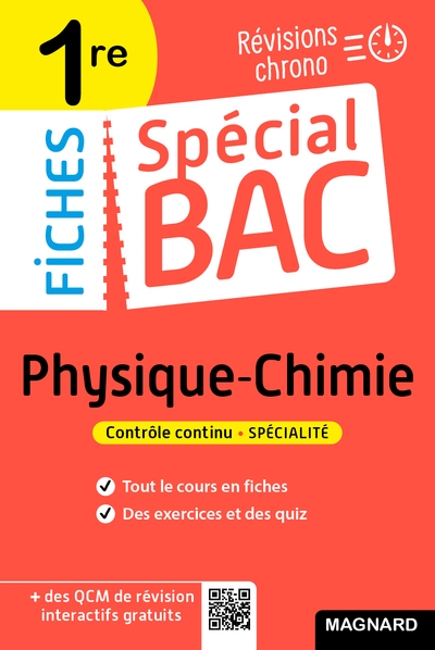 Sp cial Bac Fiches Physique Chimie 1re Bac 2026 Magnard Pichon Sp cial Bac Fiches Physique Chimie 1re Bac 2026 Magnard Pichon