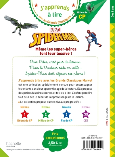 Disney Lessive Disney - Marvel - Spider-Man - Même Les Super-Héros Font Leur Lessive ...
