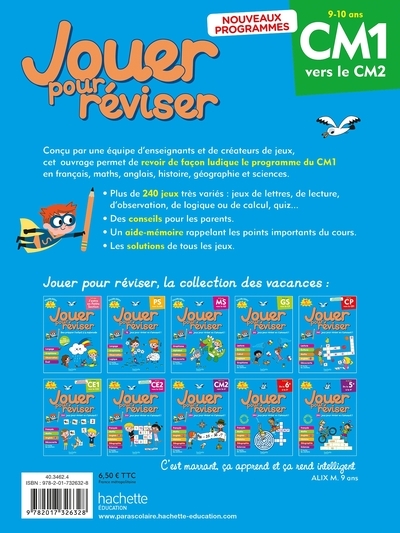 Reviser Jouer Pour Réviser - Du Cm1 Au Cm2 - Cahier De Vacances - Hachette Educ ...
