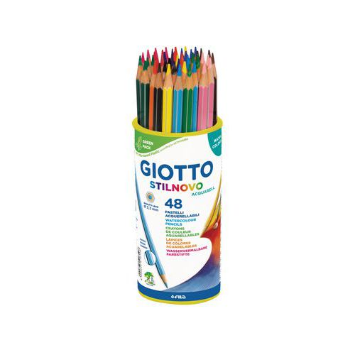 Pot 48 crayons couleurs Giotto Stilnovo Aquarellables thumbnail image 1
