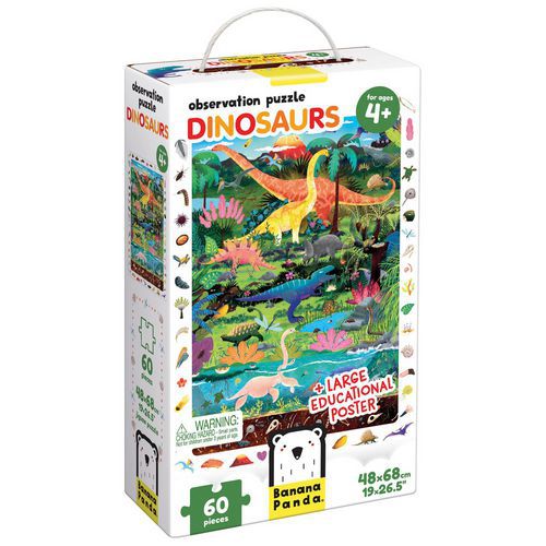 Puzzle d'observation dinosaures thumbnail image 1