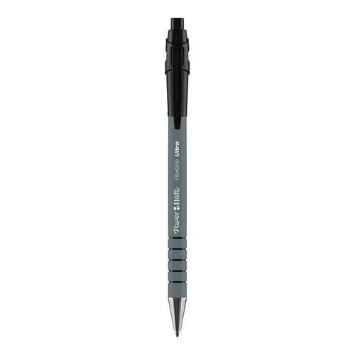Paper Mate Flexgrip Ultra stylo bille rétractable, pointe moyenne 1 mm - noir thumbnail image 1