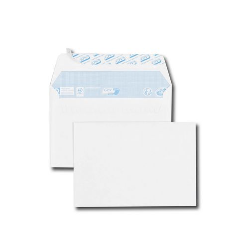 Enveloppe blanche autocollante Siligom 80g, 114x162 mm thumbnail image 1