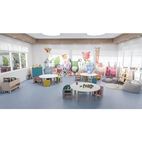 Grande Table Basse Ronde Crèche