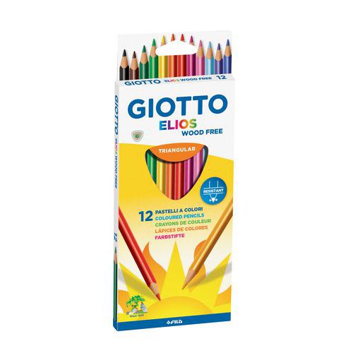 Etui 12 crayons 18 cm Elios tri Omyacolor Giotto thumbnail image 1