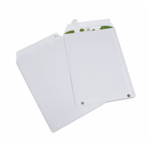 Enveloppe blanche recyclée 114x162 mm 80 gr extra blanche (Boite de 500) thumbnail image 1