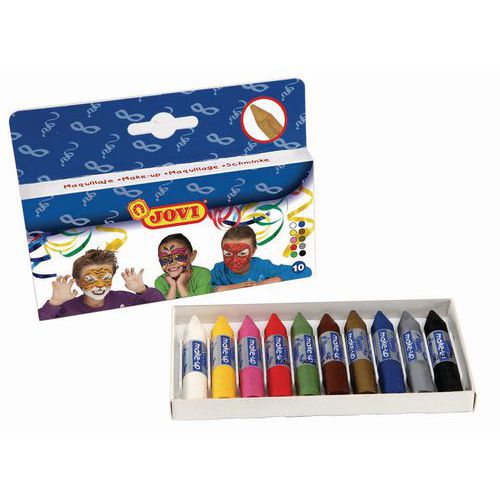 Assortiment 10 crayons cire maquillage thumbnail image 1